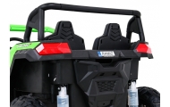 Buggy ATV Strong Racing dla 2 dzieci Zielony + Silnik bezszczotkowy + Pompowane koła + Audio LED