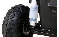 Buggy ATV Strong Racing dla 2 dzieci Zielony + Silnik bezszczotkowy + Pompowane koła + Audio LED