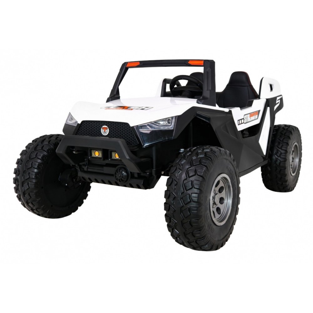 Dvivietis elektrinis Buggy Clash, 4x4, White-Elektromobiliai vaikams, Keturračiai ir bagiai-e-vaikas
