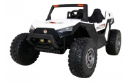 Dvivietis elektrinis Buggy Clash, 4x4, White-Elektromobiliai vaikams, Keturračiai ir bagiai-e-vaikas
