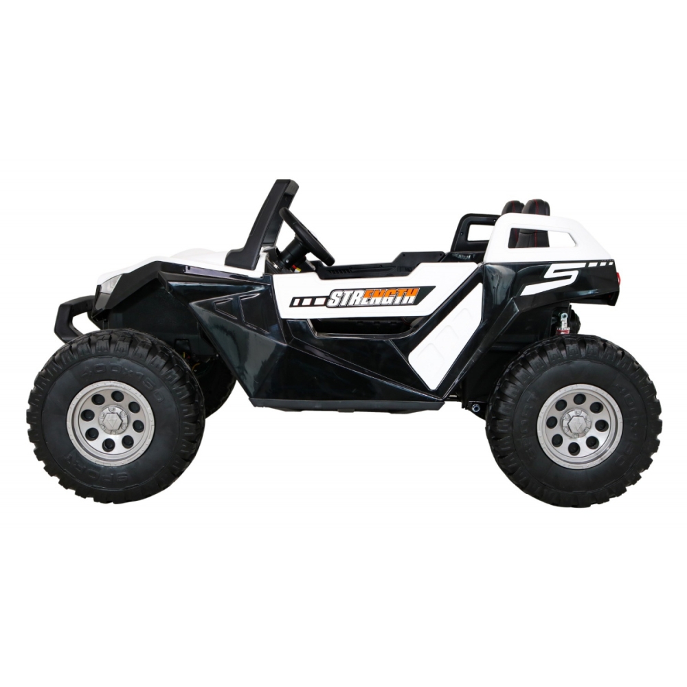 Dvivietis elektrinis Buggy Clash, 4x4, White-Elektromobiliai vaikams, Keturračiai ir bagiai-e-vaikas