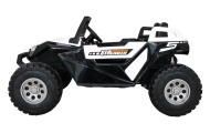 Dvivietis elektrinis Buggy Clash, 4x4, White-Elektromobiliai vaikams, Keturračiai ir bagiai-e-vaikas