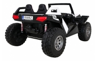 Dvivietis elektrinis Buggy Clash, 4x4, White-Elektromobiliai vaikams, Keturračiai ir bagiai-e-vaikas