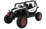 Elektrinis Buggy SuperStar 4x4 MP4, White-Elektromobiliai vaikams, Keturračiai ir bagiai-e-vaikas