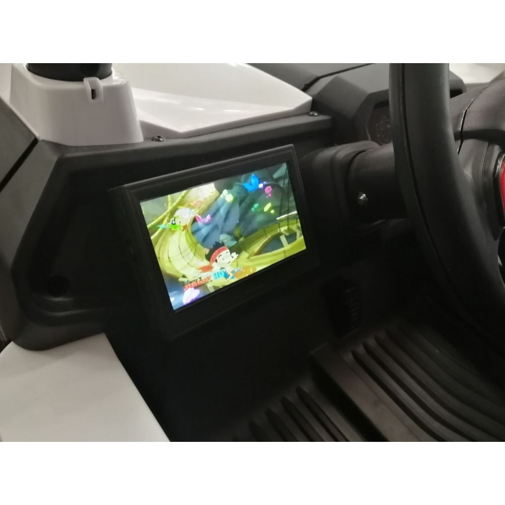 Elektrinis Buggy SuperStar 4x4 MP4, White-Elektromobiliai vaikams, Keturračiai ir bagiai-e-vaikas