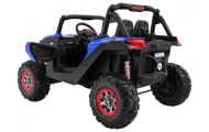 Buggy SuperStar dla dzieci Niebieski + Napęd 4x4 + Pilot + Bagażnik + MP3 LED + Blokada drzwi