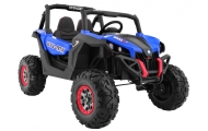 Buggy SuperStar dla dzieci Niebieski + Napęd 4x4 + Pilot + Bagażnik + MP3 LED + Blokada drzwi