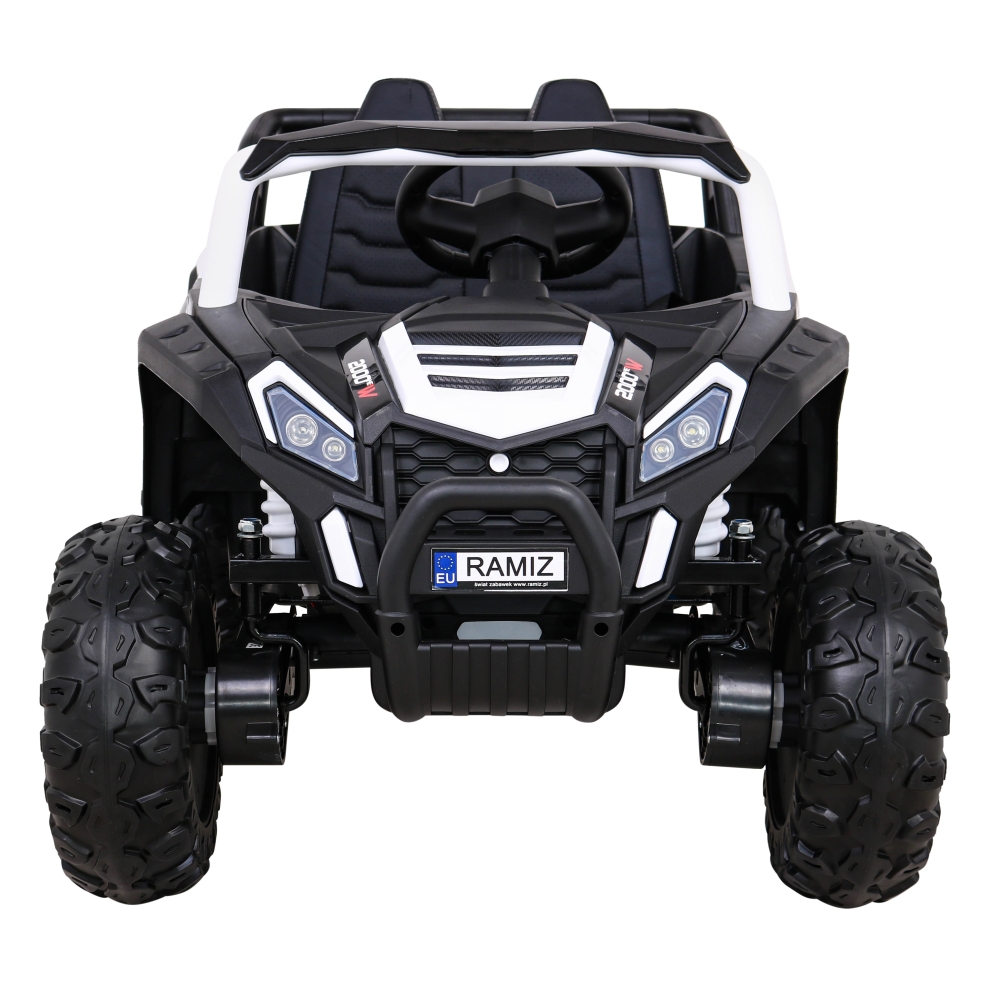 Elektrinis Buggy UTV 2000M Racing, White-Elektromobiliai vaikams, Keturračiai ir bagiai-e-vaikas