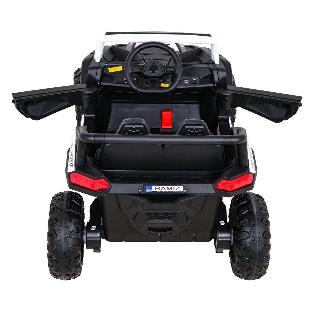 Elektrinis Buggy UTV 2000M Racing, White-Elektromobiliai vaikams, Keturračiai ir bagiai-e-vaikas