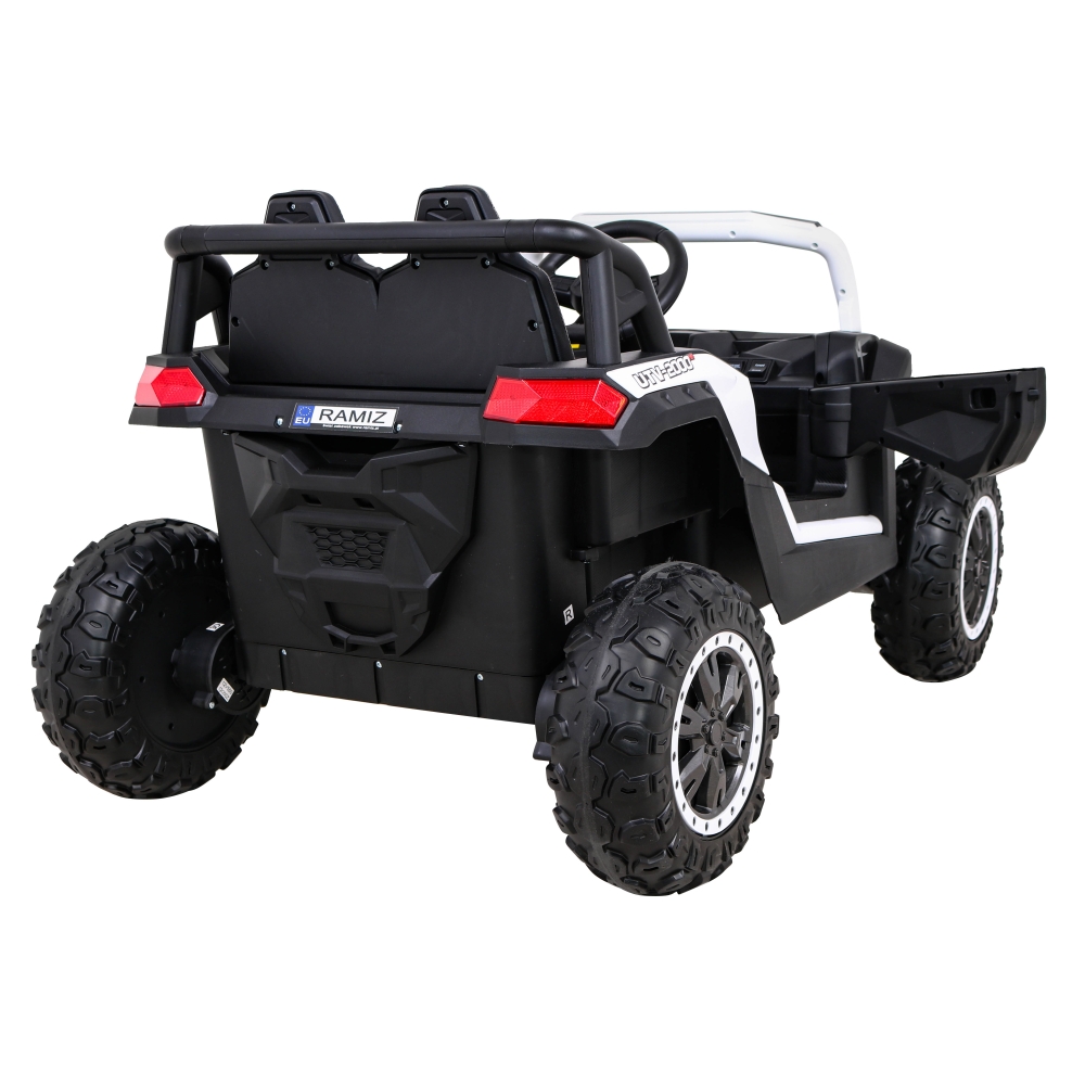 Elektrinis Buggy UTV 2000M Racing, White-Elektromobiliai vaikams, Keturračiai ir bagiai-e-vaikas