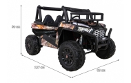 Elektrinis Buggy UTV, Black-Elektromobiliai vaikams, Keturračiai ir bagiai-e-vaikas