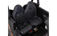 Buggy UTV Terenówka dla dzieci Czarny + Pilot + Bagażnik + Wolny Start + EVA + MP3 LED