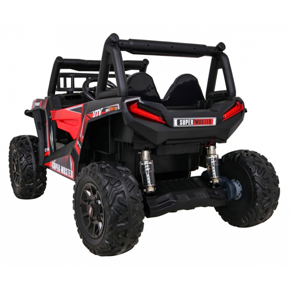 Elektrinis Buggy UTV, Red-Elektromobiliai vaikams, Keturračiai ir bagiai-e-vaikas
