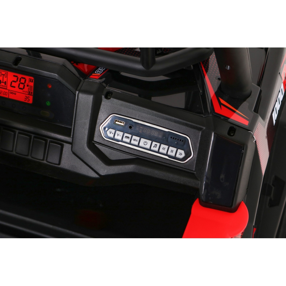 Elektrinis Buggy UTV, Red-Elektromobiliai vaikams, Keturračiai ir bagiai-e-vaikas