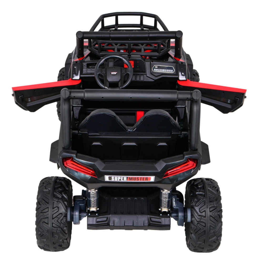 Elektrinis Buggy UTV, Red-Elektromobiliai vaikams, Keturračiai ir bagiai-e-vaikas