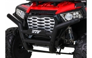 Buggy UTV Terenówka dla dzieci Czerwony + Pilot + Bagażnik + Wolny Start + EVA + MP3 LED