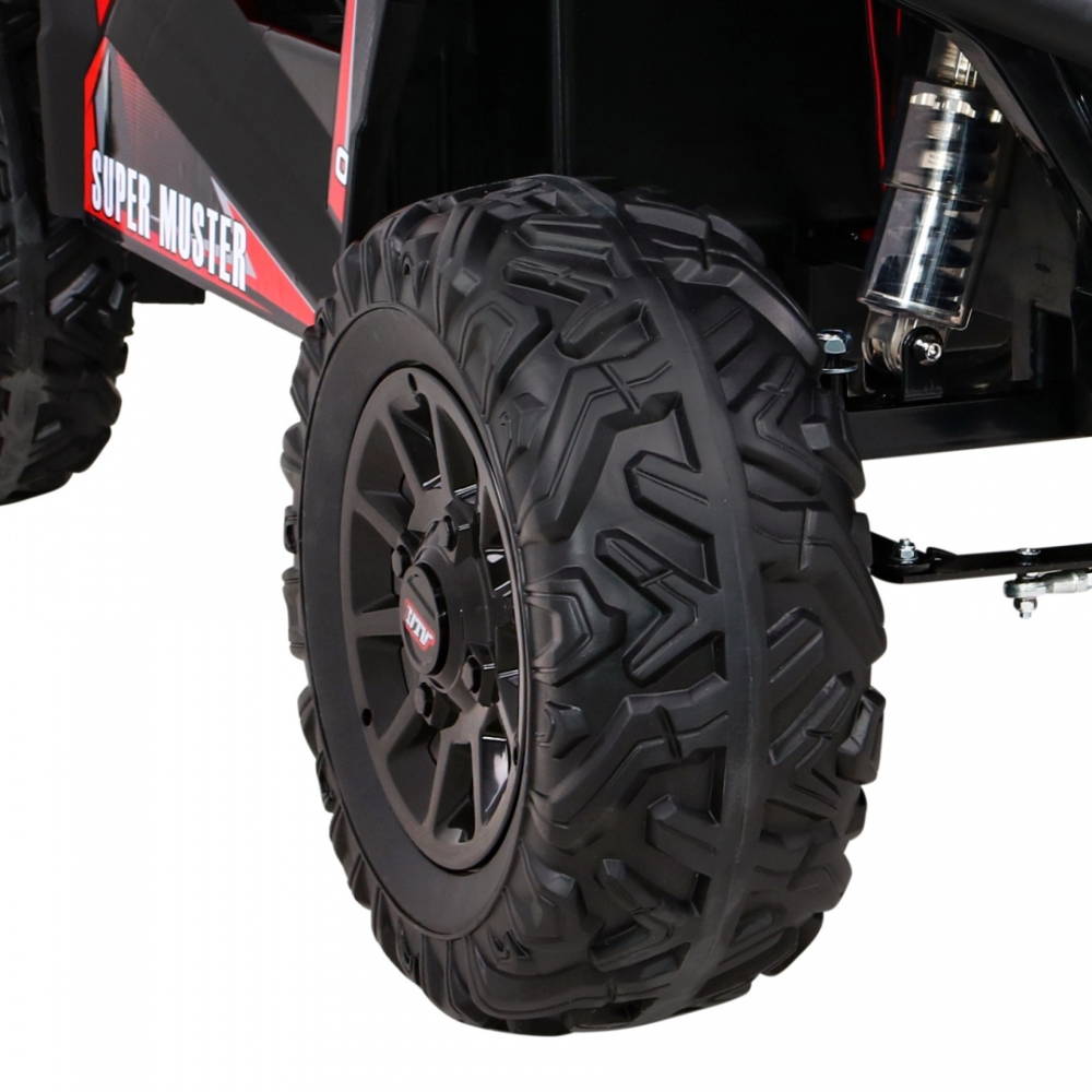 Elektrinis Buggy UTV, Red-Elektromobiliai vaikams, Keturračiai ir bagiai-e-vaikas