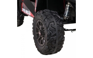 Buggy UTV Terenówka dla dzieci Czerwony + Pilot + Bagażnik + Wolny Start + EVA + MP3 LED