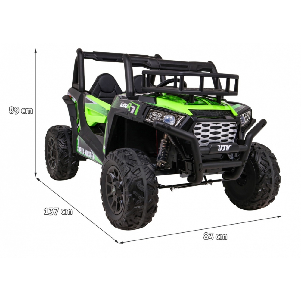 Elektrinis Buggy UTV, Green-Elektromobiliai vaikams, Keturračiai ir bagiai-e-vaikas