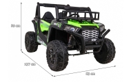 Elektrinis Buggy UTV, Green-Elektromobiliai vaikams, Keturračiai ir bagiai-e-vaikas