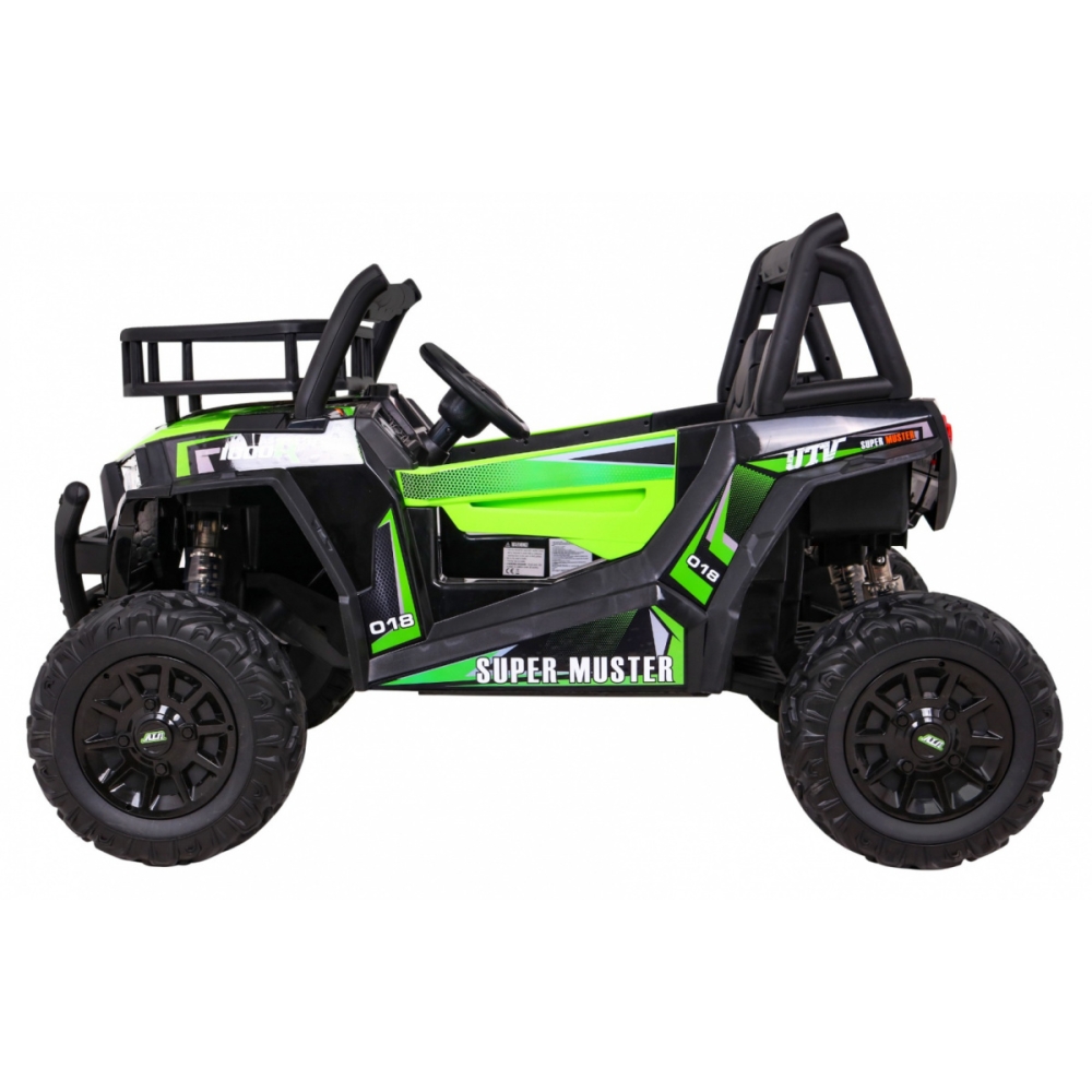Elektrinis Buggy UTV, Green-Elektromobiliai vaikams, Keturračiai ir bagiai-e-vaikas