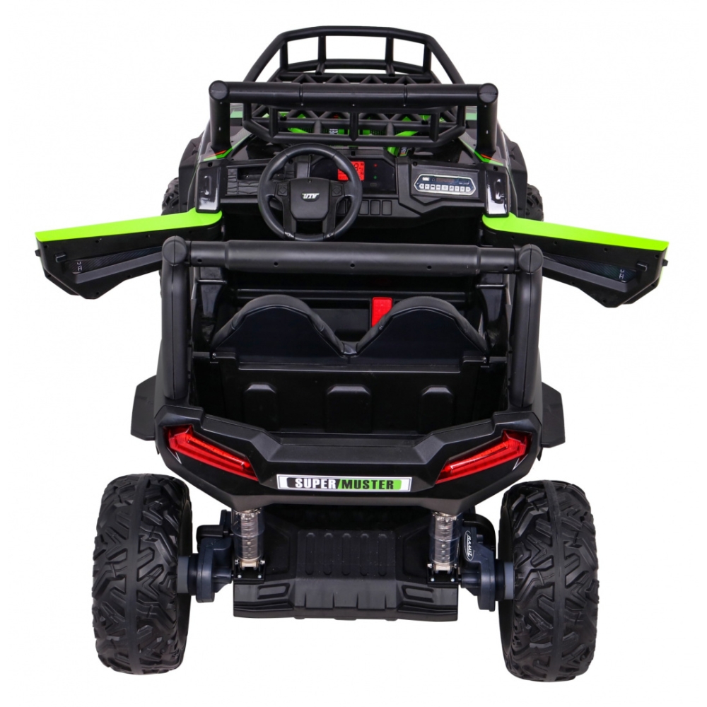 Elektrinis Buggy UTV, Green-Elektromobiliai vaikams, Keturračiai ir bagiai-e-vaikas