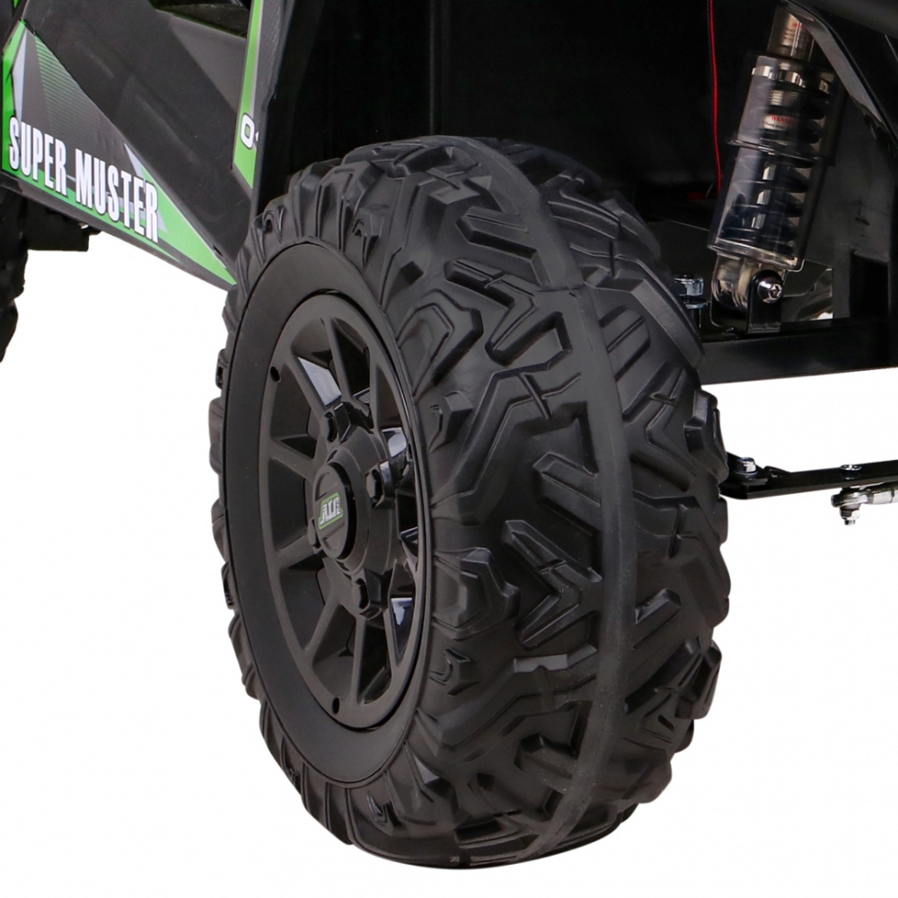 Elektrinis Buggy UTV, Green-Elektromobiliai vaikams, Keturračiai ir bagiai-e-vaikas