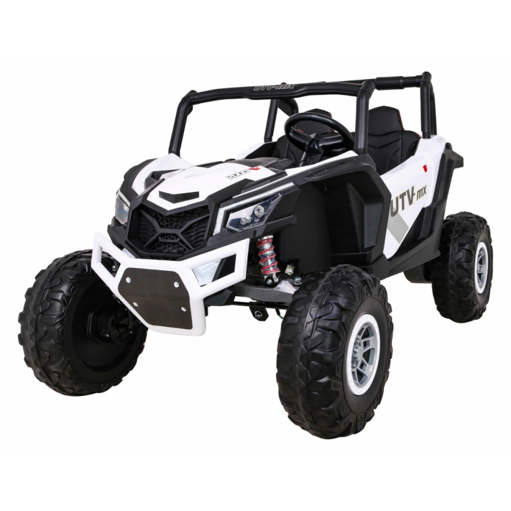 Elektrinis Buggy UTV-MX, 4x4, White-Elektromobiliai vaikams, Keturračiai ir bagiai-e-vaikas