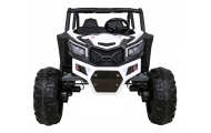 Elektrinis Buggy UTV-MX, 4x4, White-Elektromobiliai vaikams, Keturračiai ir bagiai-e-vaikas