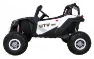 Elektrinis Buggy UTV-MX, 4x4, White-Elektromobiliai vaikams, Keturračiai ir bagiai-e-vaikas
