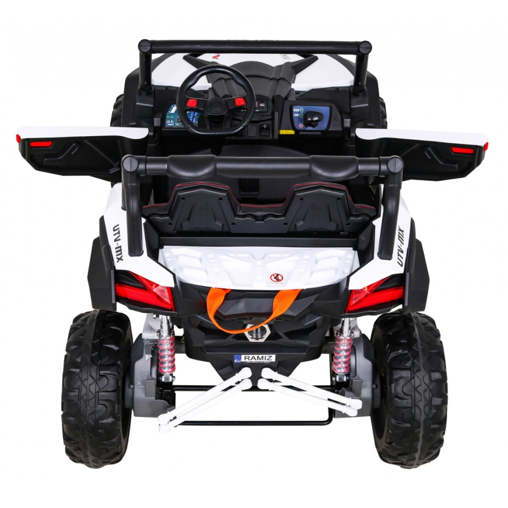 Elektrinis Buggy UTV-MX, 4x4, White-Elektromobiliai vaikams, Keturračiai ir bagiai-e-vaikas
