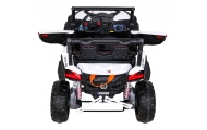 Buggy UTV-MX na akumulator dla dzieci Biały + Napęd 4x4 + Pilot + Audio LED + Schowek + EVA + Wolny Start