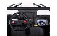 Buggy UTV-MX na akumulator dla dzieci Biały + Napęd 4x4 + Pilot + Audio LED + Schowek + EVA + Wolny Start