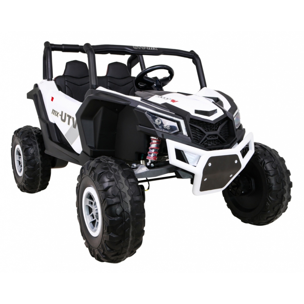 Elektrinis Buggy UTV-MX, 4x4, White-Elektromobiliai vaikams, Keturračiai ir bagiai-e-vaikas