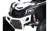 Buggy UTV-MX na akumulator dla dzieci Biały + Napęd 4x4 + Pilot + Audio LED + Schowek + EVA + Wolny Start