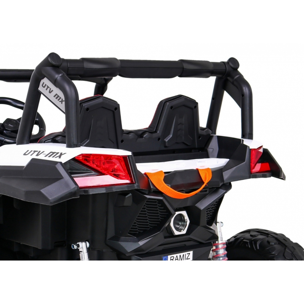Elektrinis Buggy UTV-MX, 4x4, White-Elektromobiliai vaikams, Keturračiai ir bagiai-e-vaikas