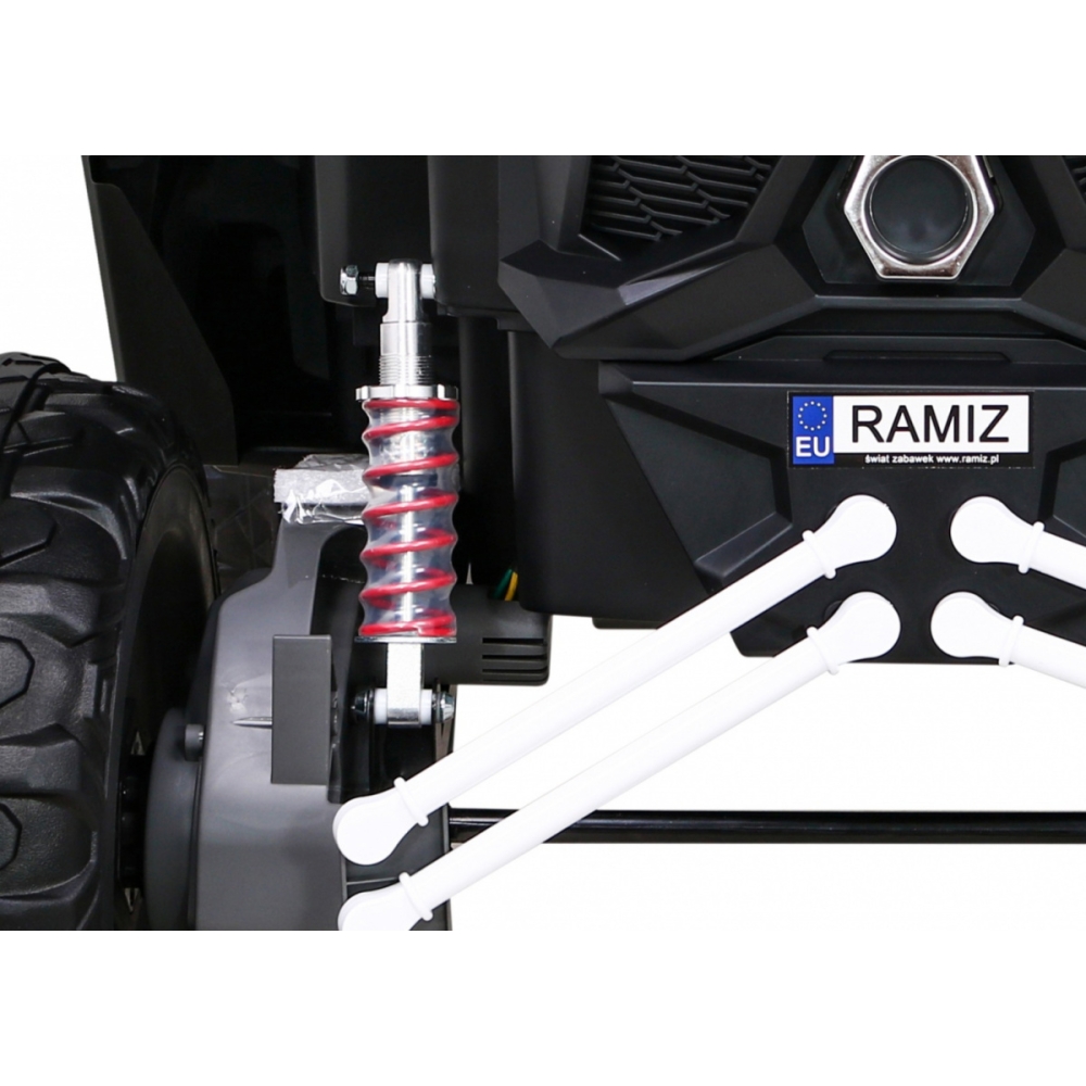 Elektrinis Buggy UTV-MX, 4x4, White-Elektromobiliai vaikams, Keturračiai ir bagiai-e-vaikas