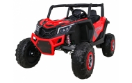 Buggy UTV-MX na akumulator dla dzieci Czerwony + Napęd 4x4 + Pilot + Audio LED + Schowek + EVA + Wolny Start