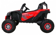 Buggy UTV-MX na akumulator dla dzieci Czerwony + Napęd 4x4 + Pilot + Audio LED + Schowek + EVA + Wolny Start
