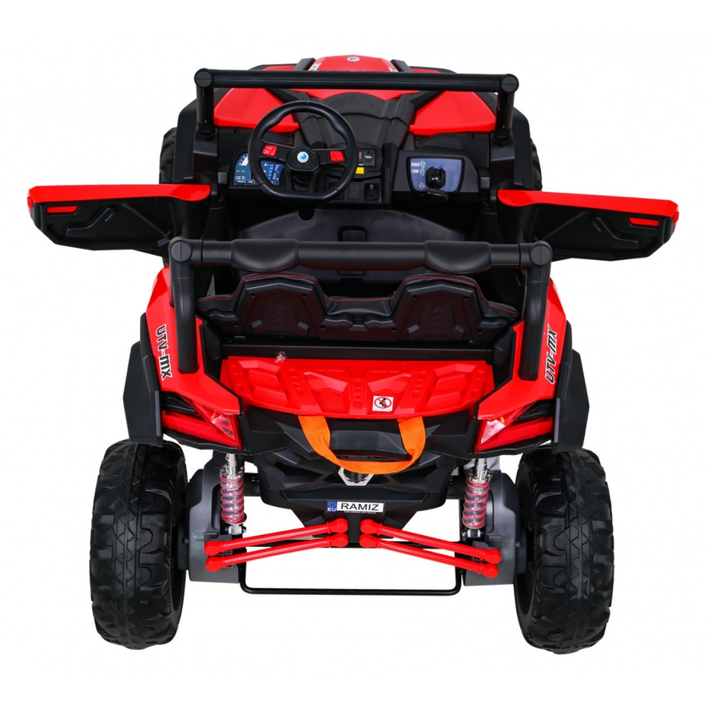 Elektrinis Buggy UTV-MX, 4x4, Red-Elektromobiliai vaikams, Keturračiai ir bagiai-e-vaikas