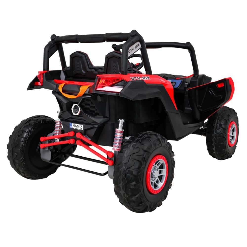Elektrinis Buggy UTV-MX, 4x4, Red-Elektromobiliai vaikams, Keturračiai ir bagiai-e-vaikas