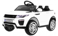 Elektromobilis Rapid Racer, White-Elektromobiliai vaikams, Visureigiai-e-vaikas