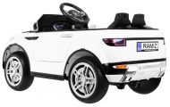 Autko Rapid Racer elektryczne dla dzieci Biały + Pilot + Wolny Start + EVA + MP3 LED
