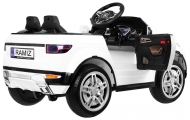 Elektromobilis Rapid Racer, White-Elektromobiliai vaikams, Visureigiai-e-vaikas