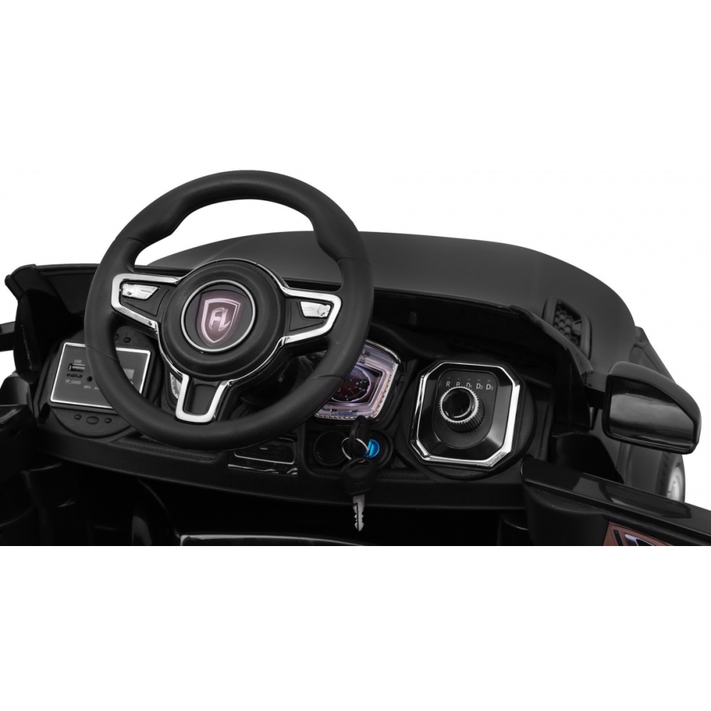 Elektromobilis Rapid Racer, Black-Elektromobiliai vaikams, Visureigiai-e-vaikas