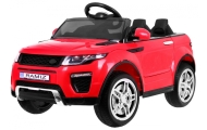 Autko Rapid Racer elektryczne dla dzieci Czerwony + Pilot + Wolny Start + EVA + MP3 LED
