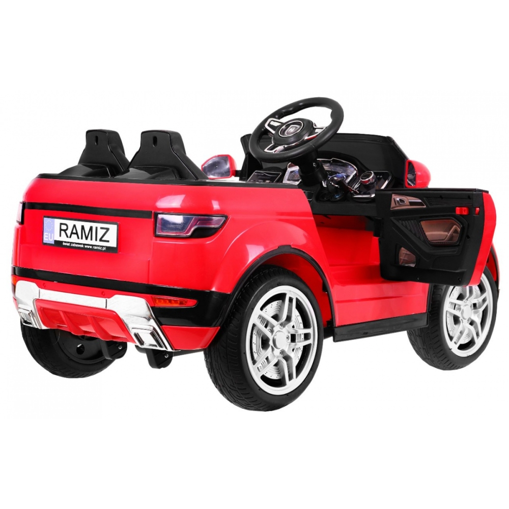 Elektromobilis Rapid Racer, Red-Elektromobiliai vaikams, Visureigiai-e-vaikas