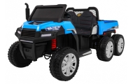 Autko Farmer Truck dla 2 dzieci Niebieski + Napęd 4x4 + Pilot + Kiper + Audio LED