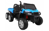 Autko Farmer Truck dla 2 dzieci Niebieski + Napęd 4x4 + Pilot + Kiper + Audio LED
