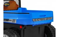 Dvivietis elektrinis Farmer Truck 4x4, Blue-Elektromobiliai vaikams, Sunkvežimiai-e-vaikas